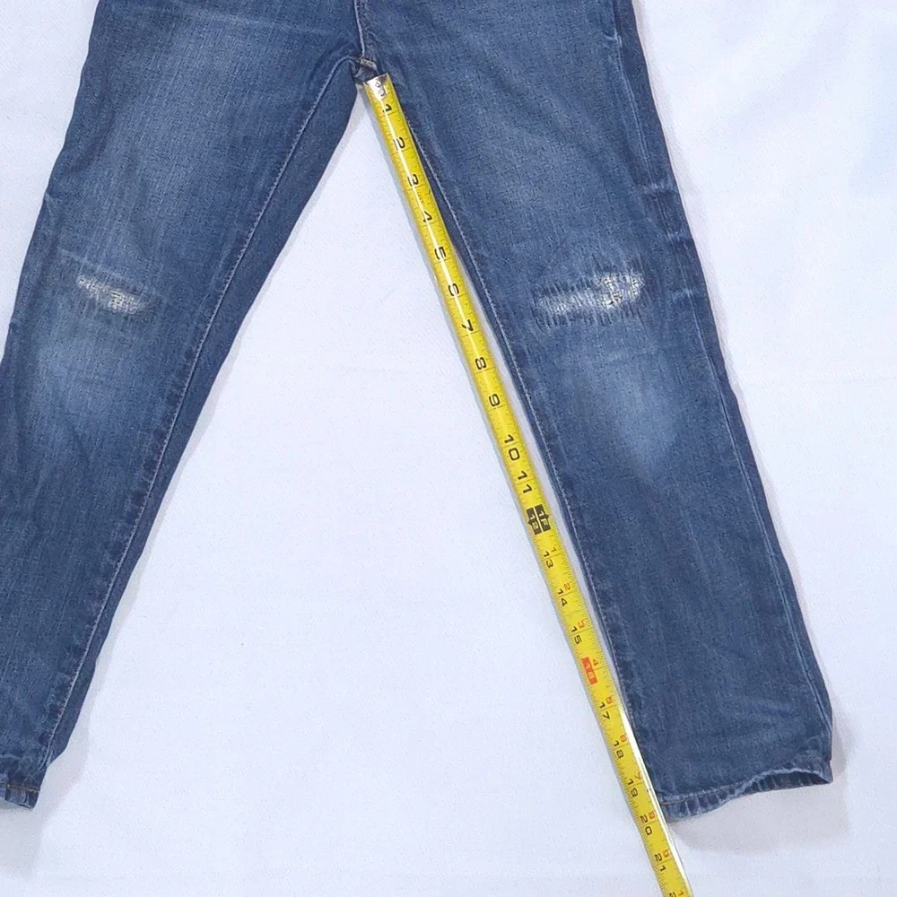 Polo Ralph Lauren Kids Sullivan Slim Distressed Jeans 6 Medium Wash Adjustable
